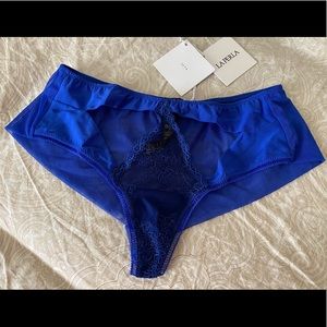 NWT La Perla Blue Panty, M